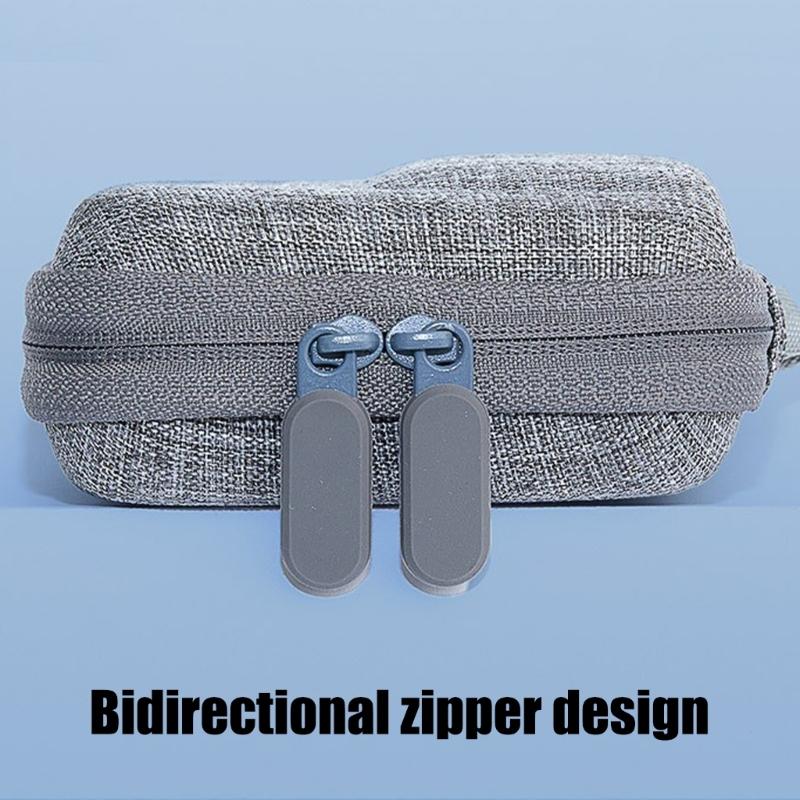 Compact Lightweight Protective Case For Action Camera Water Resistant Shell With Interior Padding And Zippered Closure