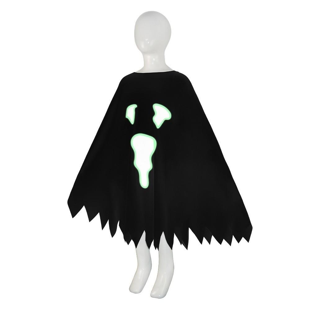 Fun Interaction Glowing Ghost Cape Party Cloak Luminous Ghost Shawl  Kids