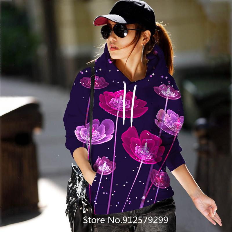 

2022 Women Fashion Hoodie 3D All Over Printed Sweatshirt Female Pullover Casual Tops 6XL