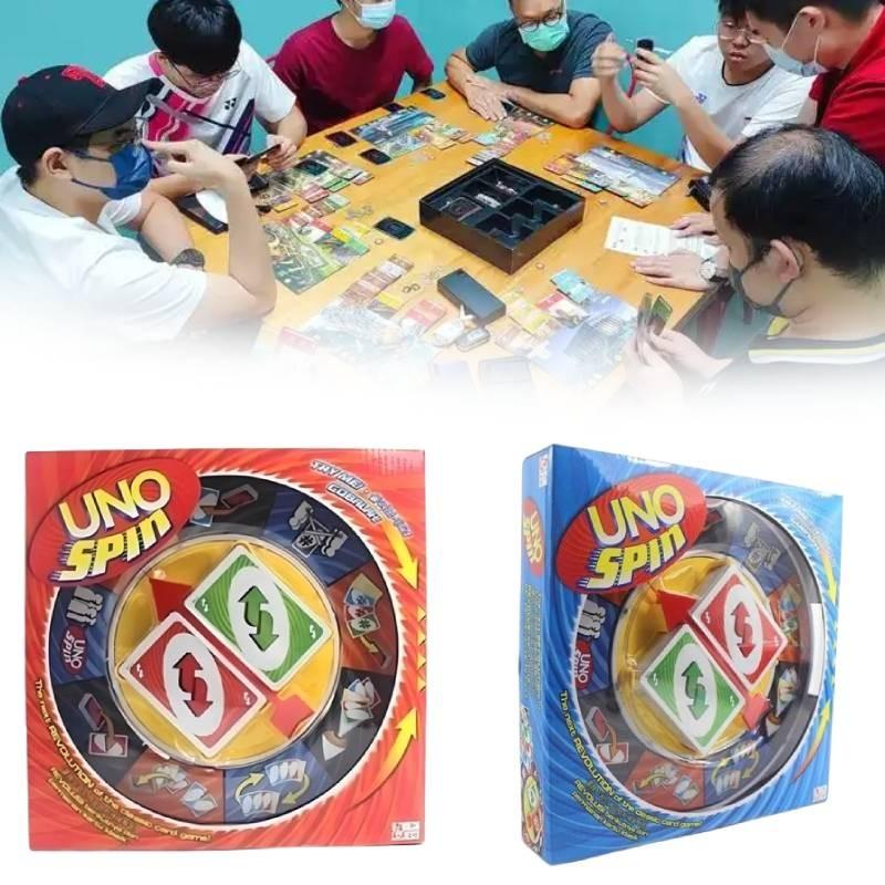 Card Uno Spin Game Board Game Toy Family Party Education Interactive Gift Prop