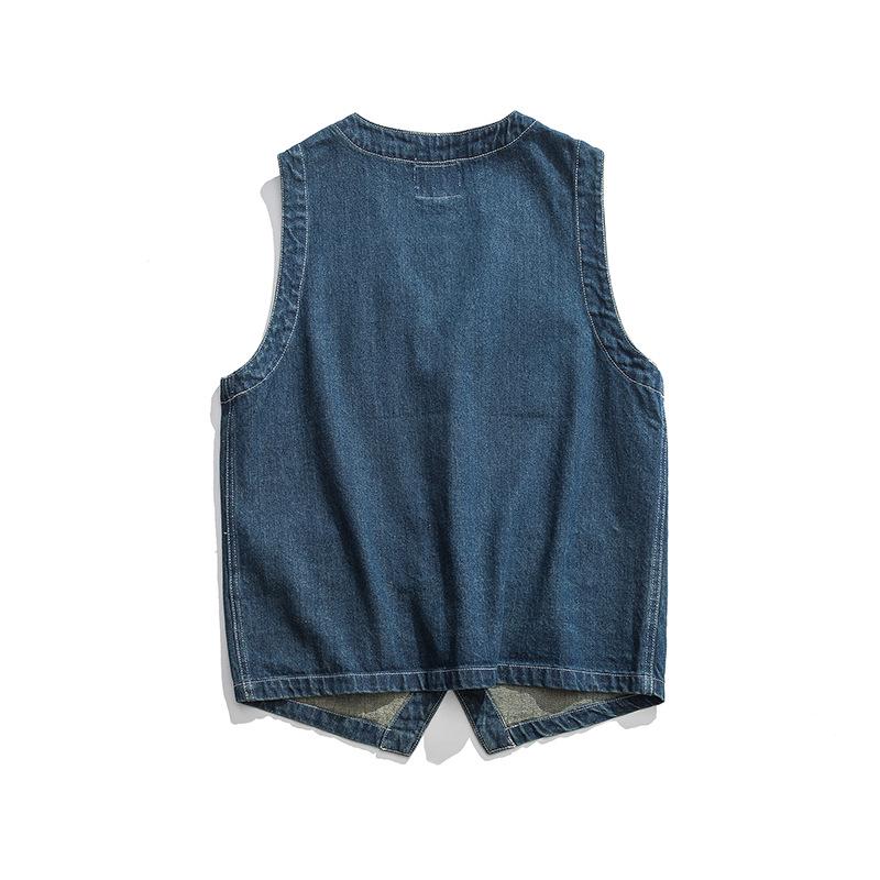 Chaleco de mezclilla para hombre chaleco de mezclilla lavado marca hip hop chaqueta  sin mangas comprar a buen precio — entrega gratuita, reseñas reales con  fotos — Joom
