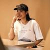 Love Fills the Blank Fayeyoko Women's Cotton Short Sleeve T-Shirt - Stylish Letter Design