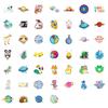 100 Ins Small Size 4CM Graffiti Stickers Cartoon Hand-painted Stickers Waterproof Decoration