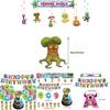 My Singing Monster Birthday Party Decorations Set Flag Balloons Cake Toppers And More