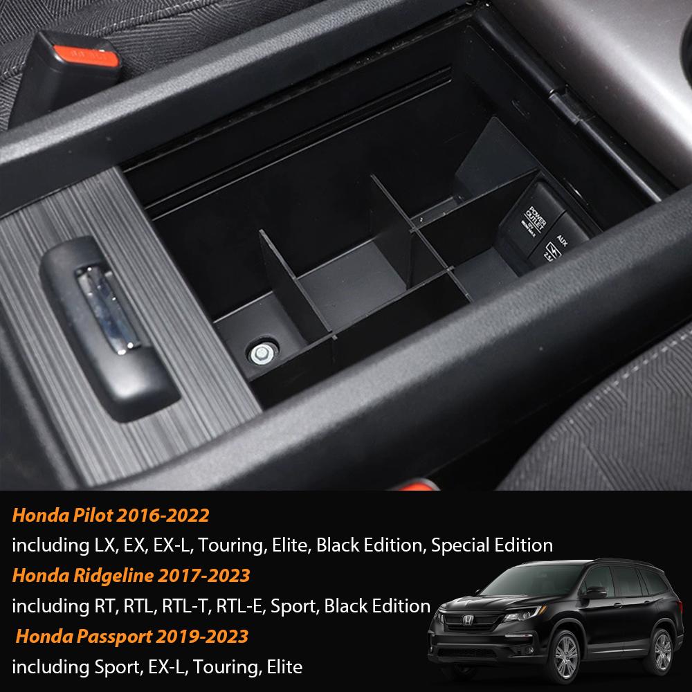 Center Console Organizer Dividers for Honda Pilot 2016-2025/Ridgeline 2017-2025/Passport 2019-2025 Car Armrest Box Accessories