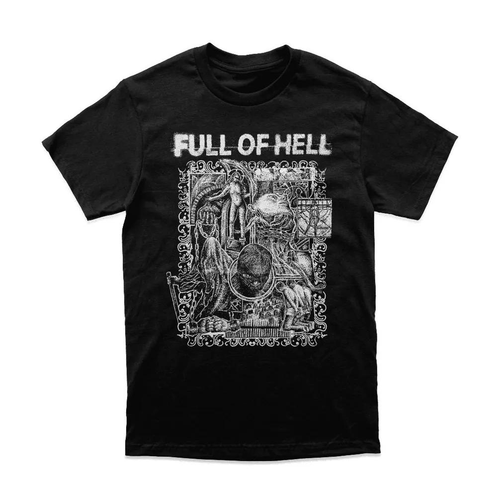 Unisex Short Sleeve Crew Neck Cotton T Shirt Full Of Hell Non Atomism M