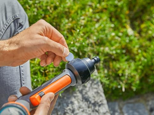 GARDENA AquaCount 18352-20 Nozzle with Flow Meter, Gray. Product Warranty: Up to 5 Years.
