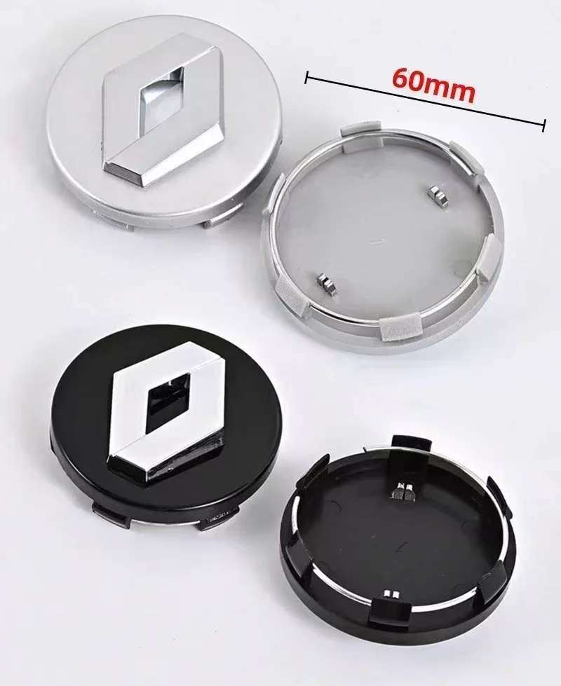 4pcs 54/57/60mm Wheel Center Hub Caps For Renault Duster Megane 2 3 4 IV Clio Duster Fluence Logan Captur Arkana Laguna MK4 MM8