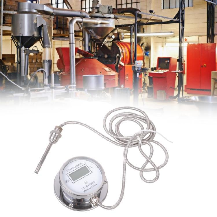 Corrosion Resistant Temperature Sensors Insulated Cable Threaded Digital Thermometers Three  Mounting Positions for Boiler