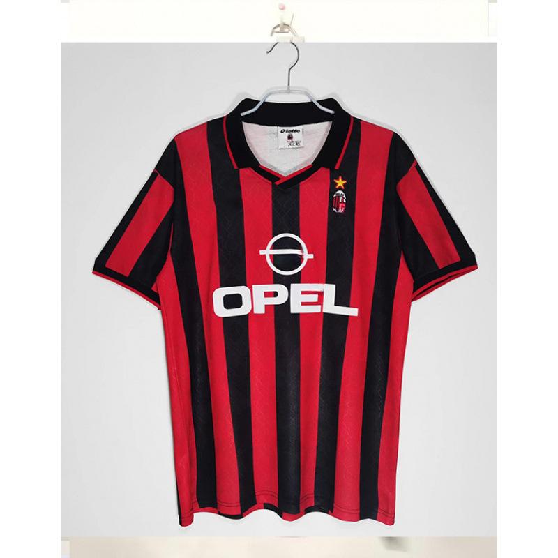 0607 AC Milán Milánský dres Kaka 95-20 Ronaldinho a retro fotbalový dres