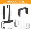 Ironing Board Holder Wall Mount/Over The Door Ironing Board Hanger, Sturdy Metal Iron Boards Organizer For T/Y Leg Ironing Board
