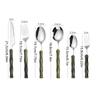 Refined Bamboo Handle Cutlery Set Stainless Steel Suitable for Home Kitchens and Gifts