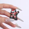 Santa Claus Delivering Gifts Enamel Pins Custom Halloween Brooches Lapel Badges Clothes Funny Jewelry Gift for Kids Friends