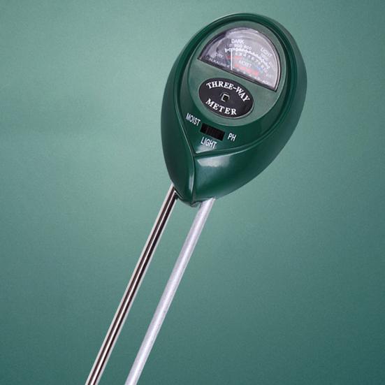 Plant Moisture Tester 3 In 1 Soil Moisture PH Light Meter Soil Probe Test Kit No Batteries Required for Indoor Outdoor Plant Care
