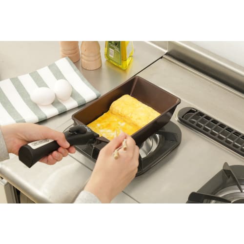IRIS OHYAMA Multi-Handle, Black, for Frying Pans (Diamond Coated Pan and Ceramic Color Pan) CQP-H3