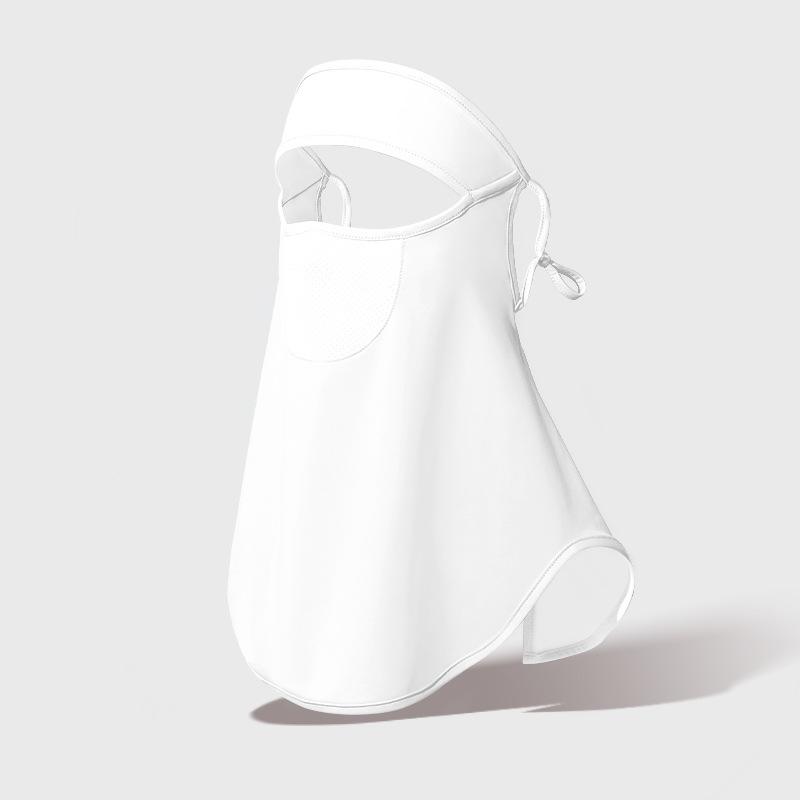 

Женский нейлоновый фейскини из ледяного шелка: Маска-солнцезащитный крем для лица с защитой шеи, защита от УФ-лучей, дышащая, тонкая вуаль для защиты от солнца на открытом воздухе.