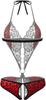 Avidlove Women Deep V Lingerie Lace Teddy One Piece Babydoll Mini Bodysuit