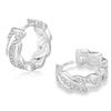 14K Gold Plated 925 Sterling Silver Cool Cubic Zirconia Cuban Link Chains Hoops Women Jewelry Birthday Gift Hoop Earrings Men