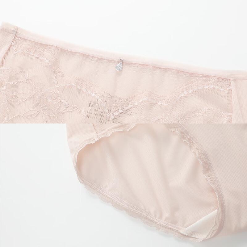 Aimer Women's Translucent Mesh Mid-waist Briefs