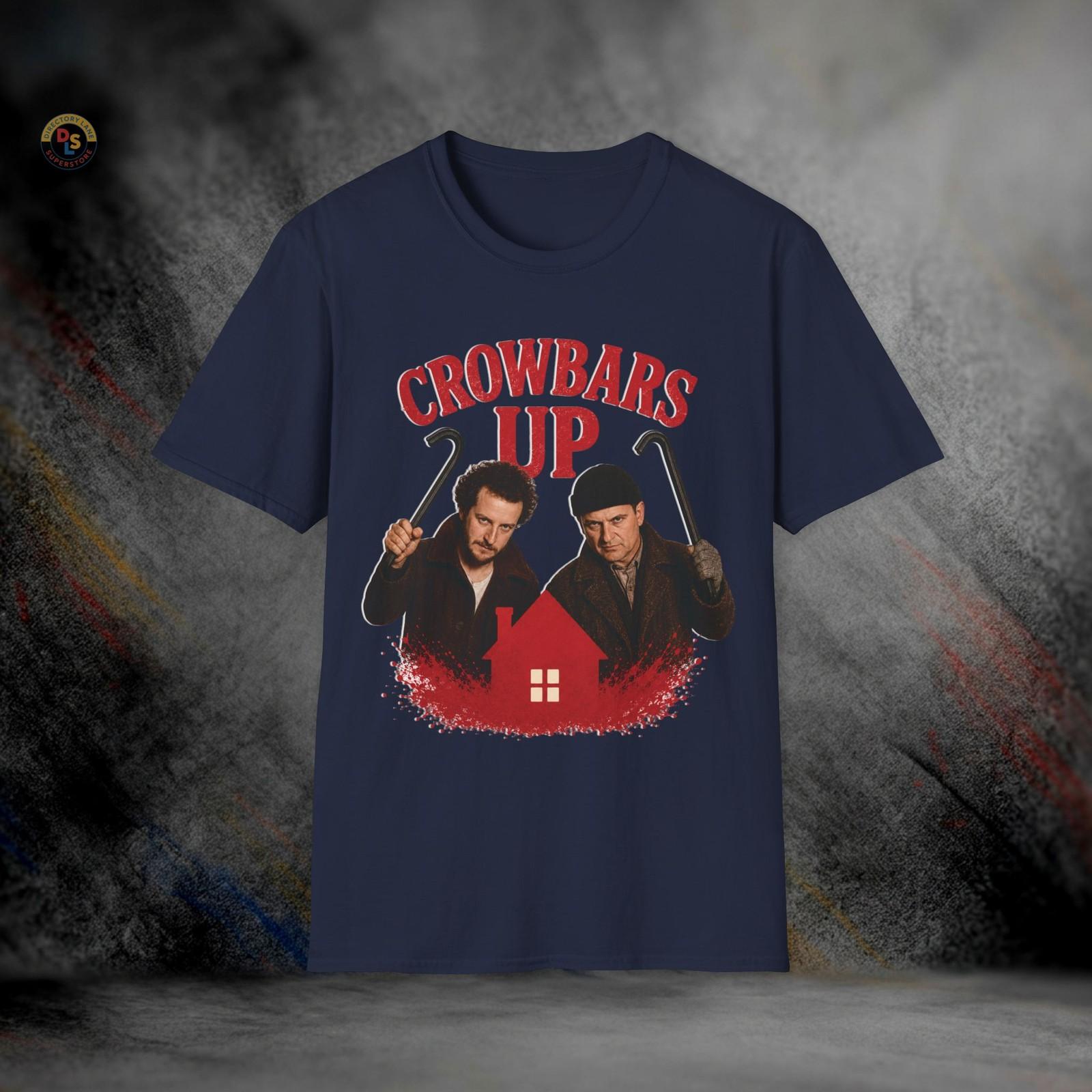 Wet Bandits Crowbars Up Home Alone Harry & Marv T-Shirt | Softstyle Tee XXXXL