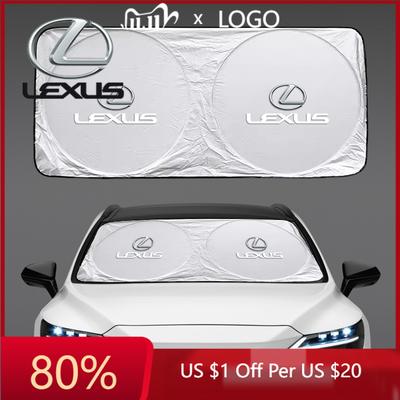 2026 Hot Interior Stickers Car Windshield Sun Shade Visor UV Protection Shield For F SPORT ES RX NX LS UX LM LX GX LC RZ I