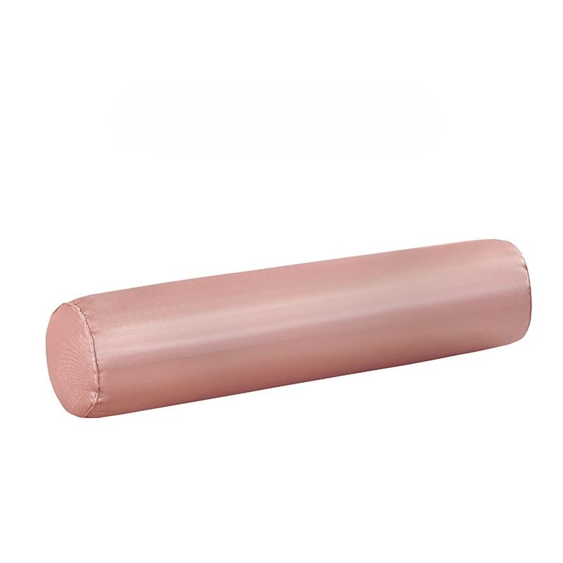 60/80/100/120cm Cervical Neck Pillow Long Body Pillow Headrest Pillowslip  Ice Silk Solid Color Cylindrical with Core Removable