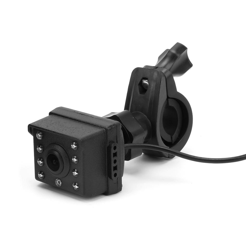 Lenker Fahrradspiegel, 1080P Fahrrad Rückfahrkamera mit 4,3" Monitor 8 LED Nachtsicht 110 Grad Weitwinkelansicht