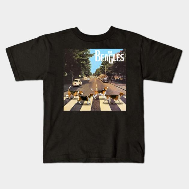 Boys Girls Soft Cotton Graphic Tees Beagles Breathable Daily School Wear Kids T-Shirts