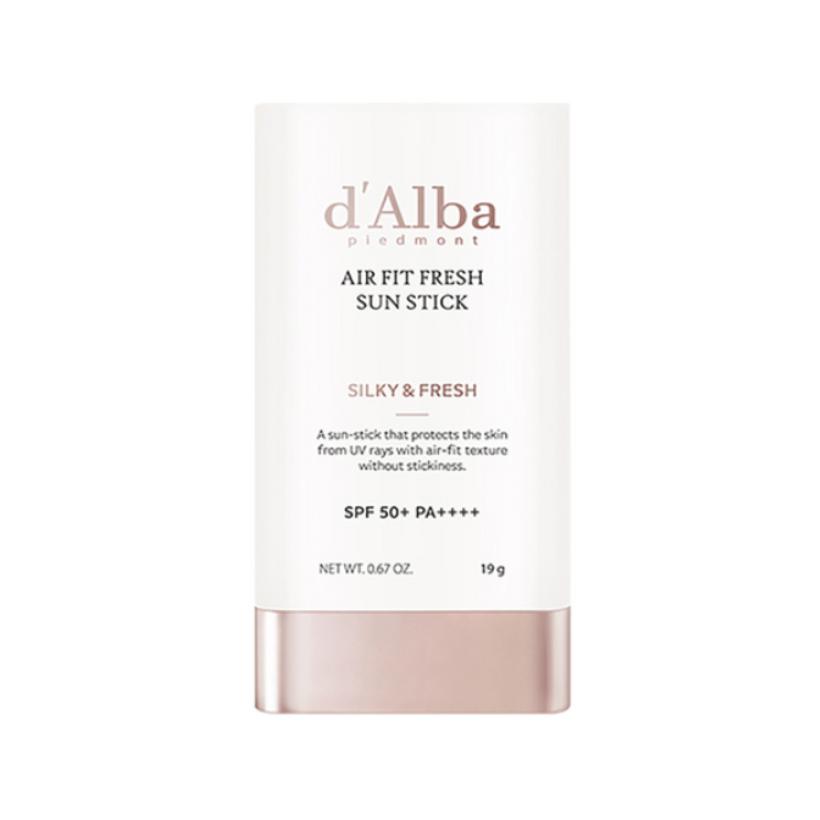 d Alba Vegan Air Fit Fresh Sun Stick SPF50+ PA++++ 19g Lightweight UV Protection