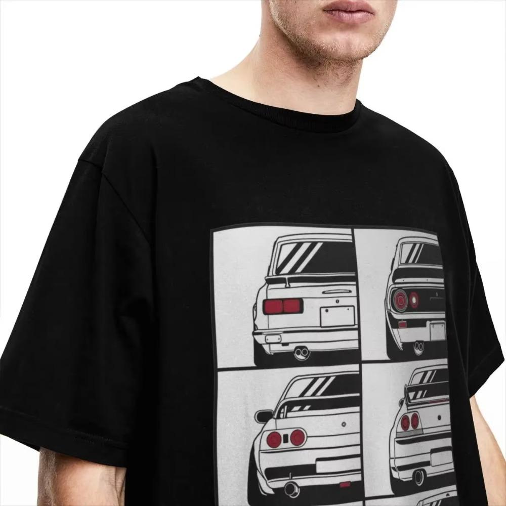 Fantastisches JDM GTR Skyline Geschichts T-Shirt Herren Damen Japan Auto Gt-r R34 T-Shirts Hemd Geburtstagsgeschenk Kleidung