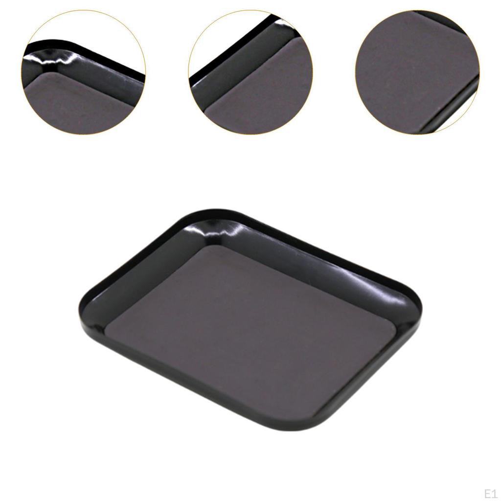 Small Parts Tray Holder Organizing Storage Plate Model Bowl for Socket Screw Nuts, Washers
