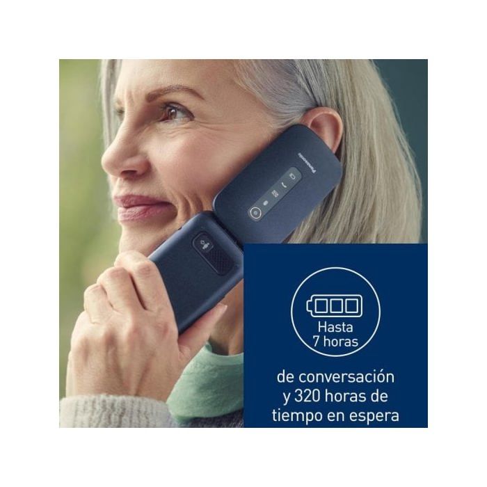 Klapptelefon - PANASONIC - KX-TU550 - 4G - 1,2 MP kamera - Stor 2,8" skjerm