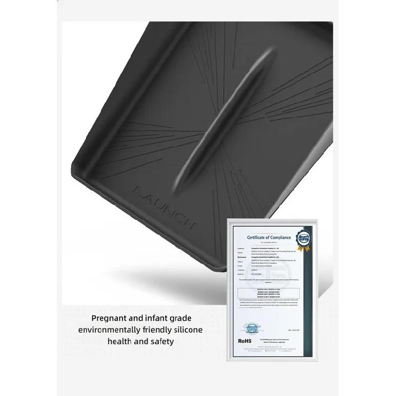 For Tesla Model Y 2025 Juniper Wireless Charge Pad Center Console Organizer Charge Station Mats Silicone Protector Anti-skid Pad