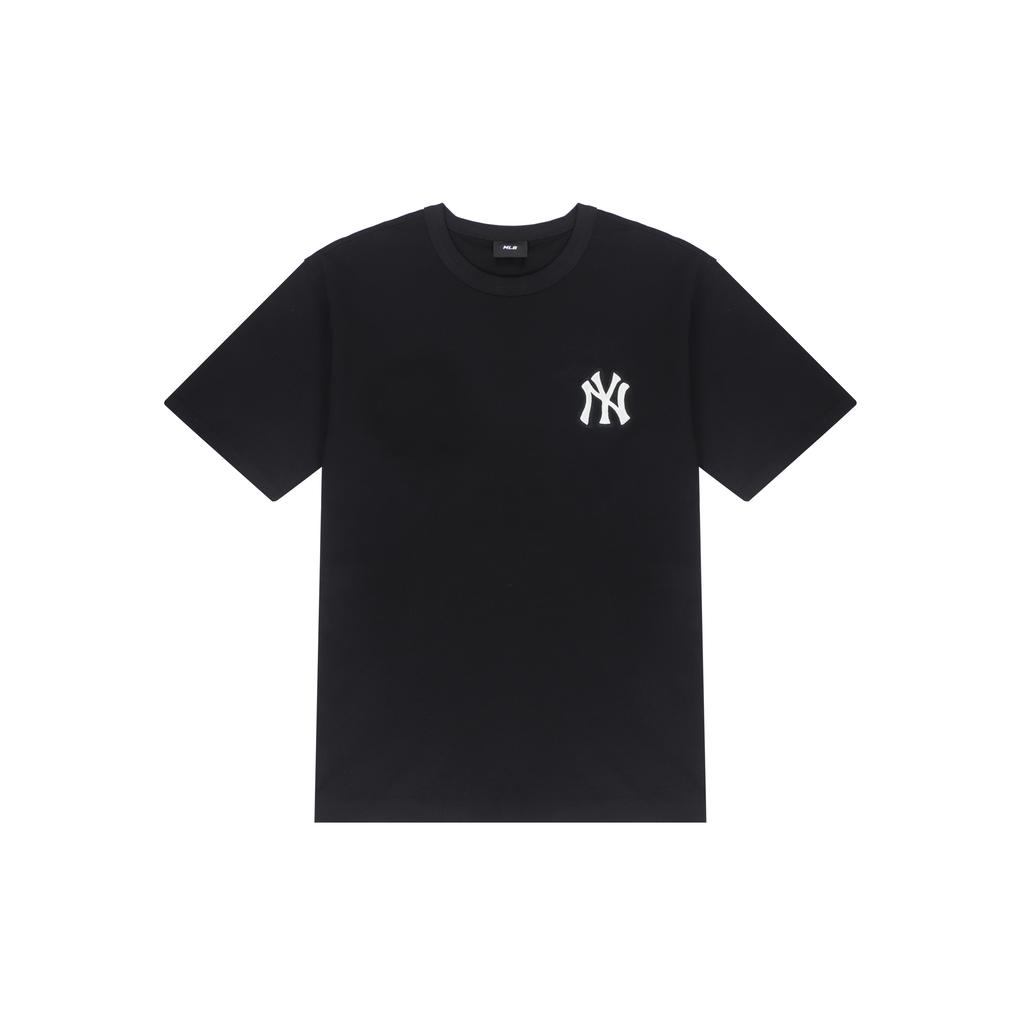 Neue MLB Old Flower T-Shirts Unisex Schwarz 3ATSM2023-50BKS