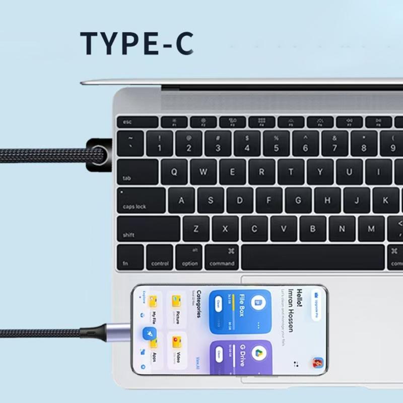 USB A To 5 Port Type-C 5 Pin Charging Data Cable Splitter Cord Universal 66W USB Fast Charging Cord for Phone Tablet