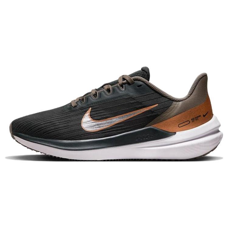 New Nike Air Zoom Winflo 9 'Grey Metallic Copper' Women's DD8686-005
