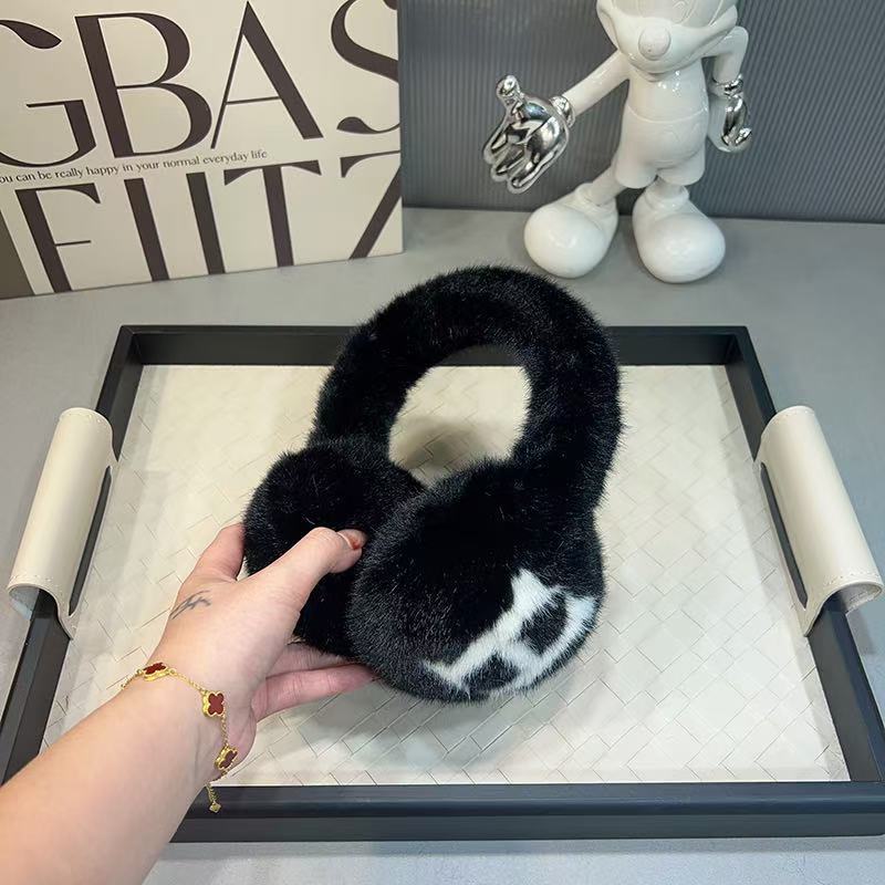 Camellia imitation rabbit fur scarf 23 winter fashionable and elegant women's warm neck cover neck protection small fragrant wind scarf