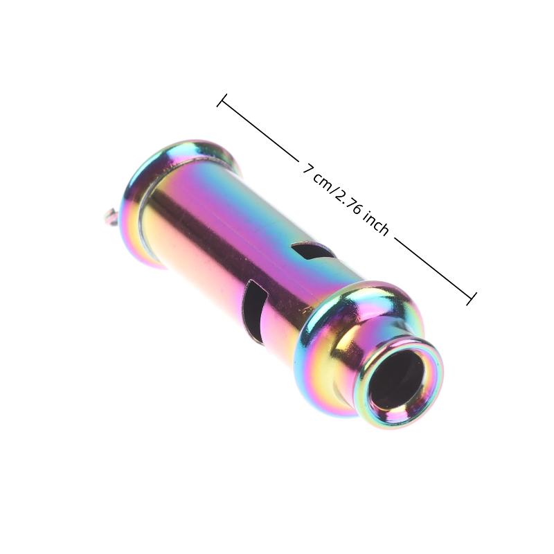 

Подвеска-свисток для выживания на открытом воздухе, яркий цвет, высокий тон, без шарика, нержавеющая сталь, для судьи, для экстренного использования и безопасности