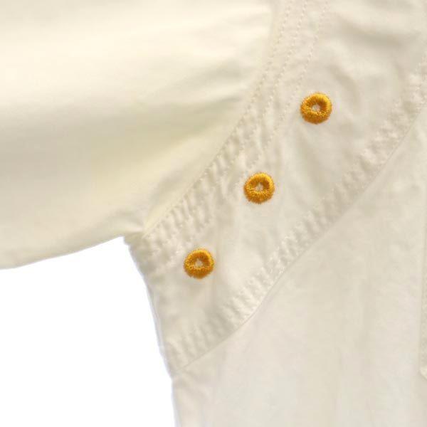 Nigel Cabourn Long Sleeve Cotton Shirt 8 White System Women Used