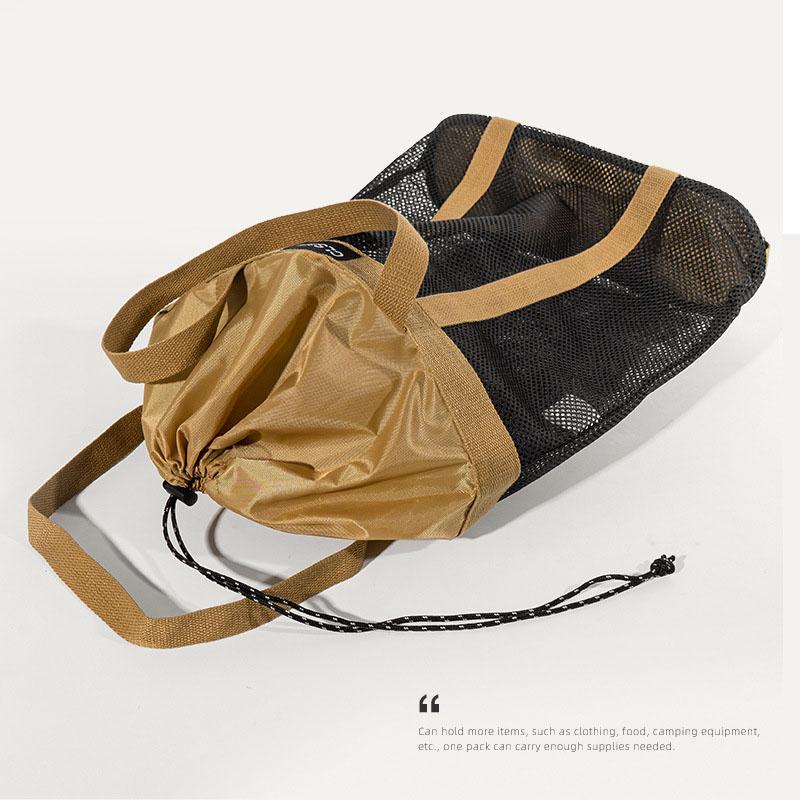 Foldable Storage Bag Heavy Duty Camping Tote Water Resistant Oxford Fabric Portable Organizer Carry Handle Travel Accessory