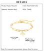 Cazador Lucky Turkish Evil Eye Paperclip Chain Bracelets for Women Stainless Steel Bracelet Gifts Vintage Jewelry 2026 Wholesale