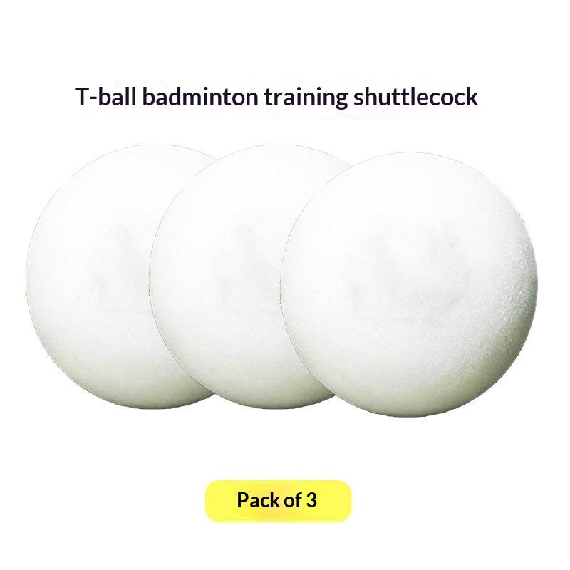 Badminton Training Ball Indoor Rebound Sponge Shuttlecock For Badminton Racket Swing Practice Low Noise Foam Wall Hitting Ball