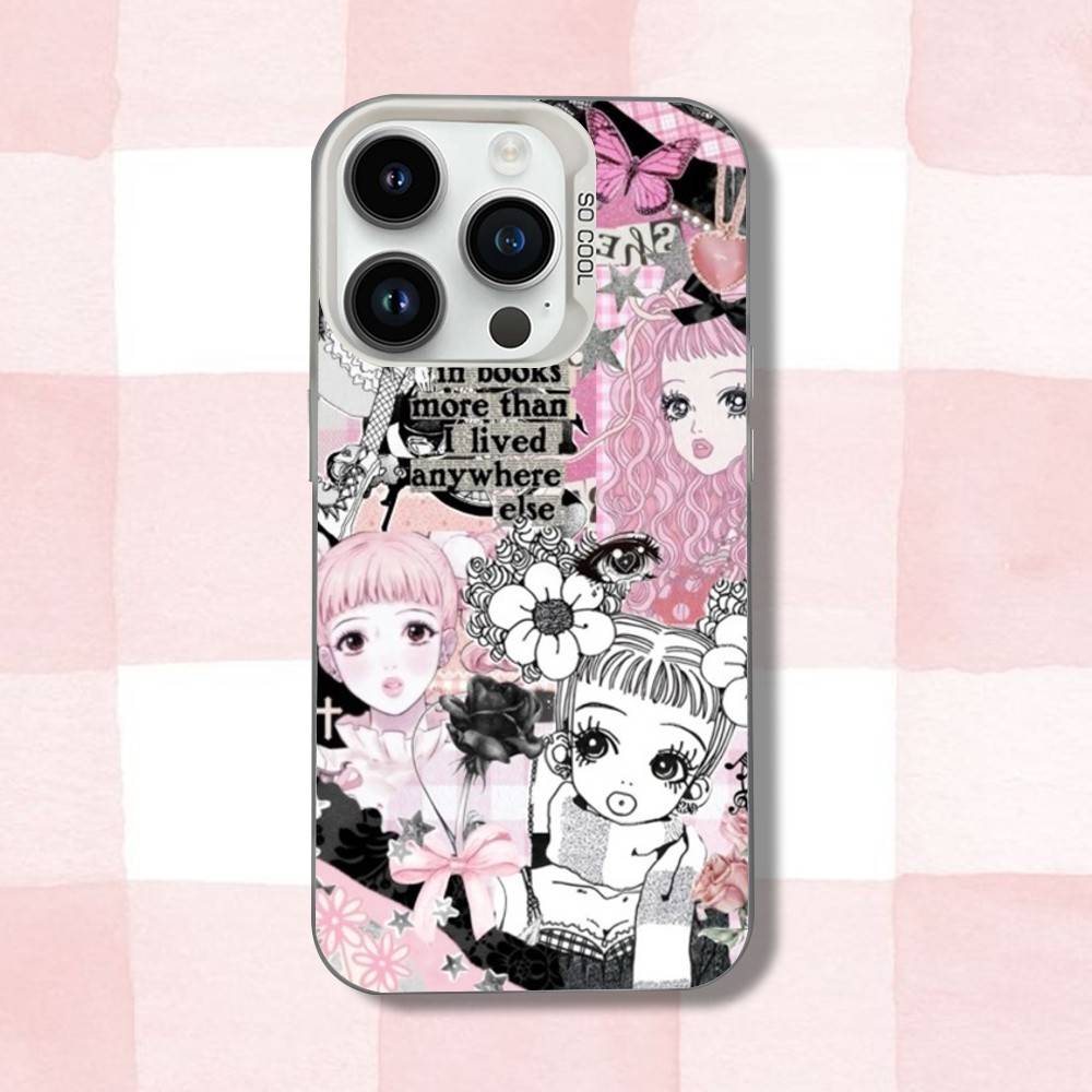 Anime P-Paradise-es K-Kiss Phone Case For iPhone 16,15,14,13,12,11,Pro,XS,Max,Plus,Mini,SE White Candy Matte Shockproof Cover