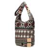Annmouler New Women Shoulder Bag Woven Fabric Messenger Bag Aztec Hippie Bag  Capacity Crossbody Bag Female Bohemian Hobo