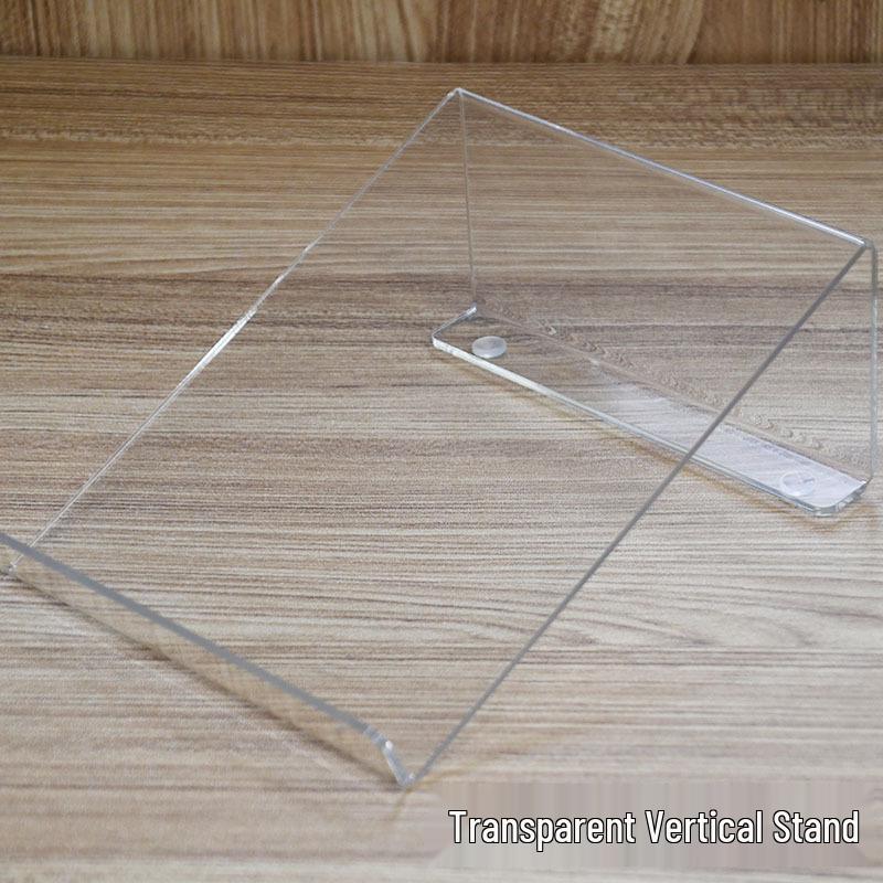 Acrylic Transparent Stand: Multifunctional Telephone, Tablet, and Magazine Display Holder