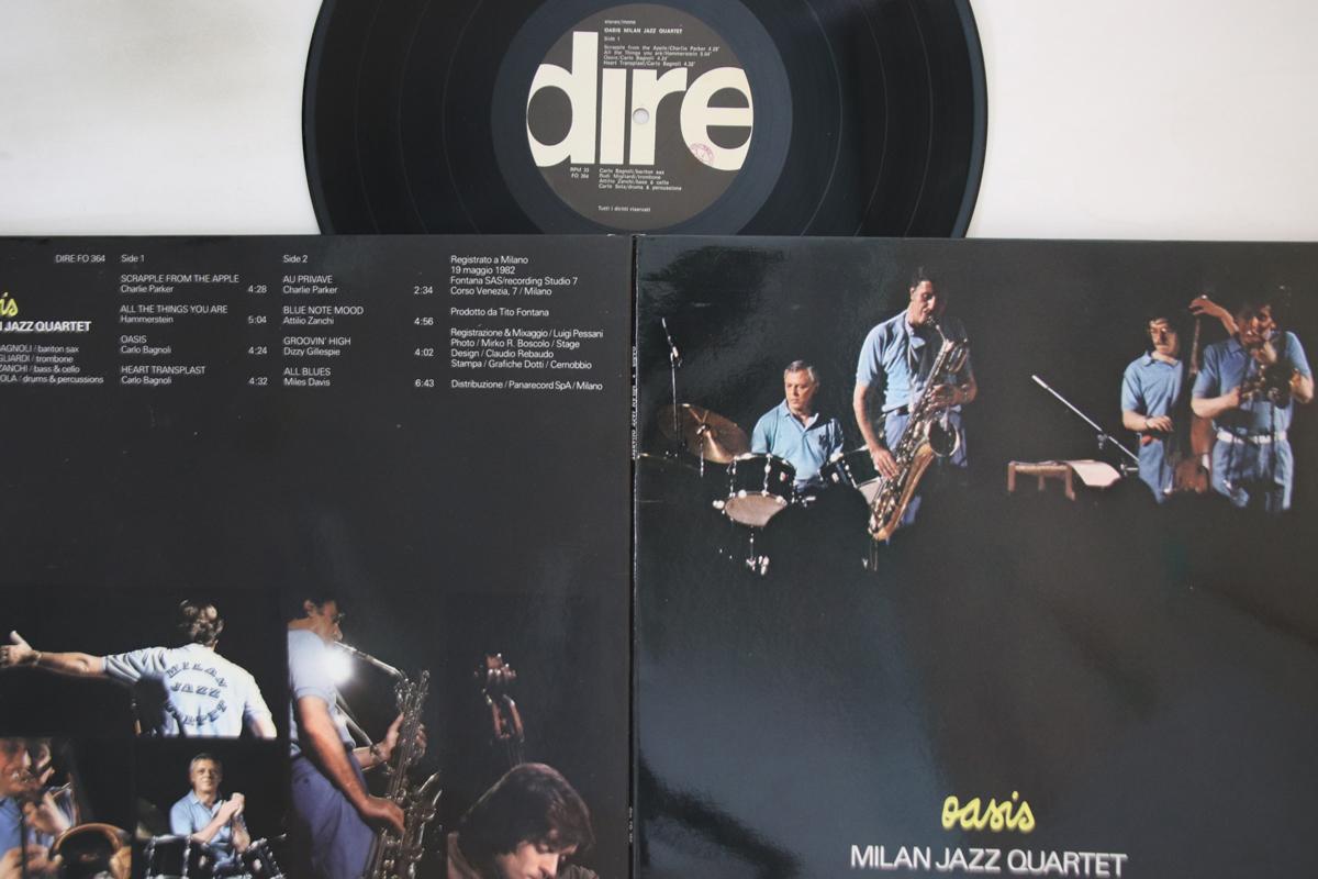 

LP Record MILAN JAZZ QUARTET - Oasis FO364 DIRE Italy Jazz Used