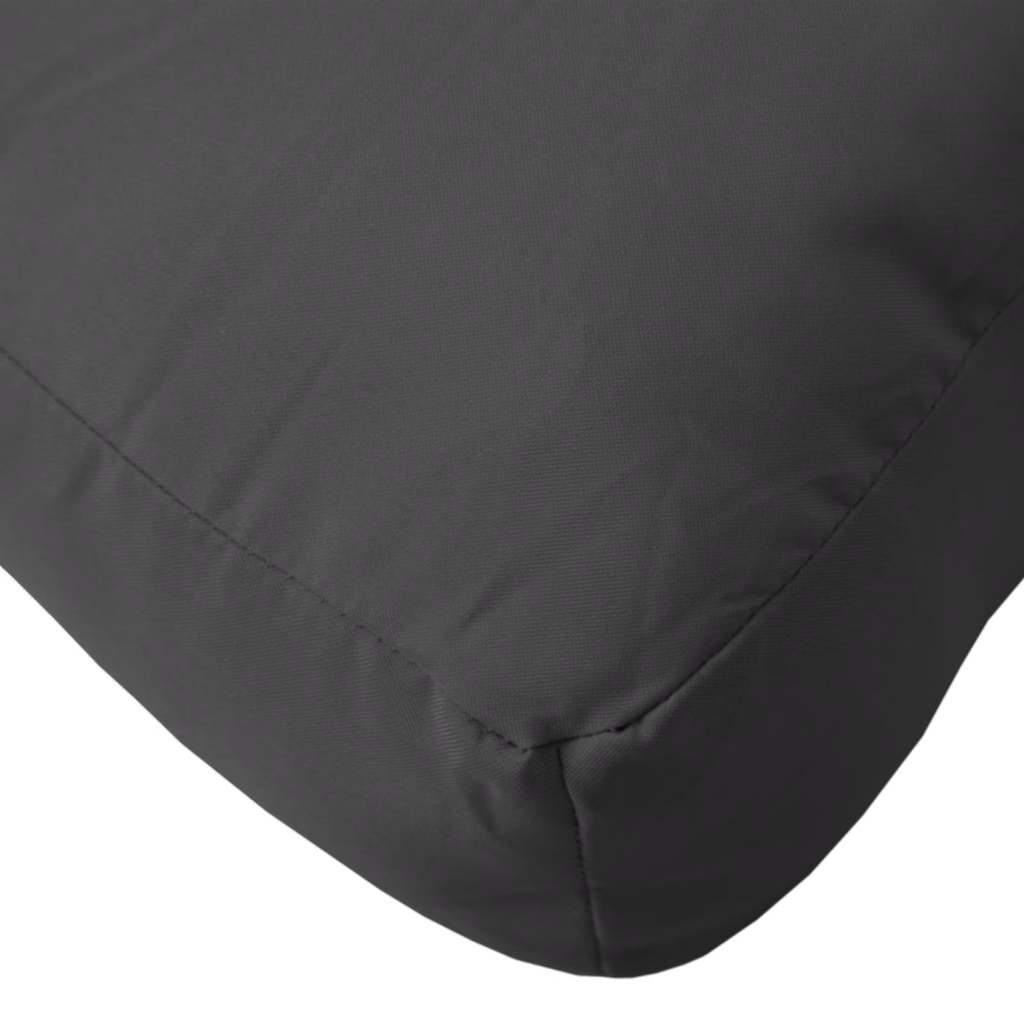 Vidaxl Pallet Sofa Cushions, 2 Pcs, Black, Fabric