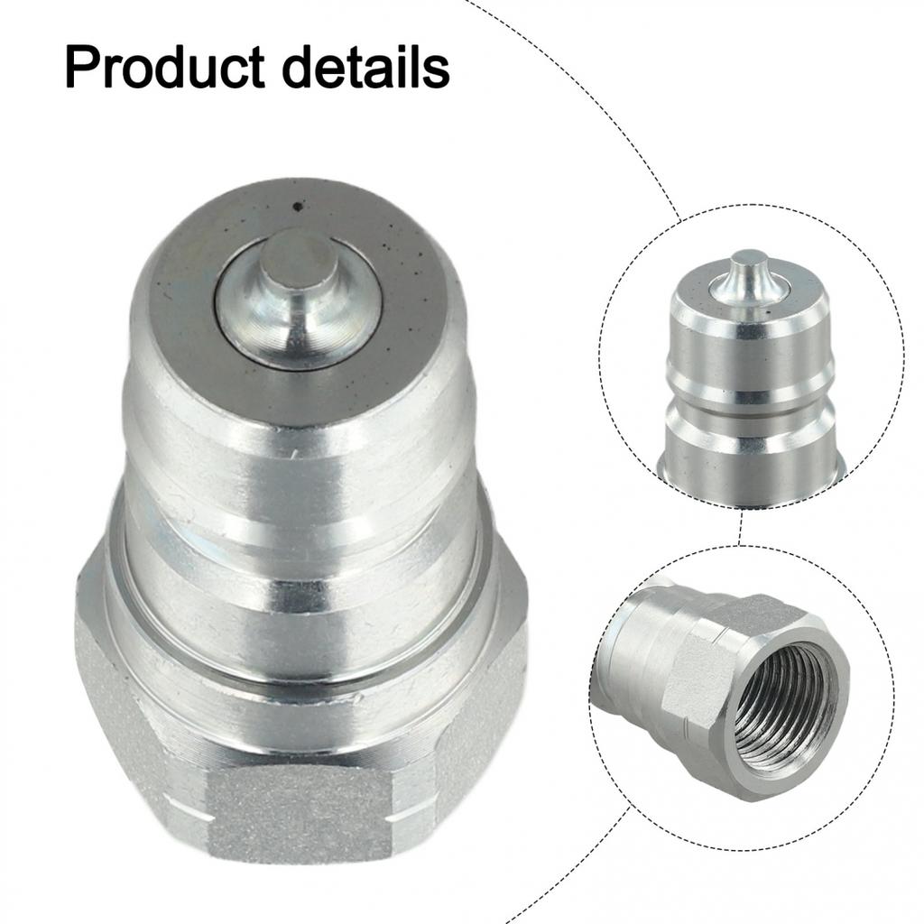 Acoplamento Rápido Hidráulico Acoplamento Rosqueado NPT Tecnologia de Vedação Eficaz
