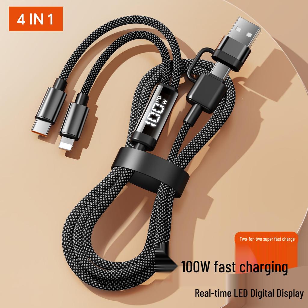120W Super Fast 3-in-1 Charging Cable for TYPE-C Devices