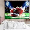 American-football Print Tapestry, Backdrop, Easy Setup, Ideal for Bedroom, Office & Living Room, with Aesthetic Wall Hanging Decor.